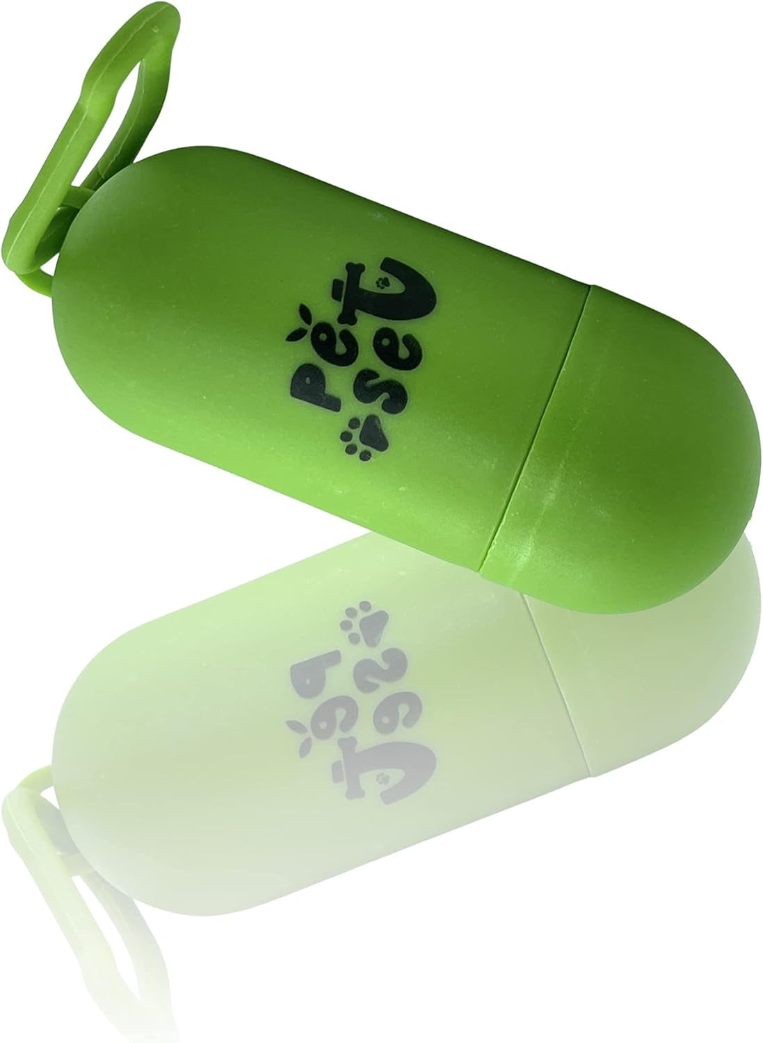 Durable Green Dog Waste Poop Bag Dispenser with Leash Clip by Stacy Talan - Perfect for Daily Walks