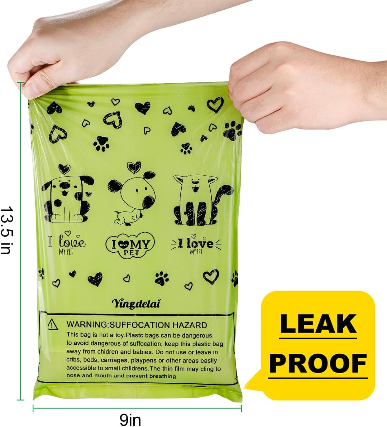 Ultimate Dog Poop Bags - 280 Extra Thick Leakproof Waste Bags with Convenient Dispenser for Easy Cleanup (Scented)