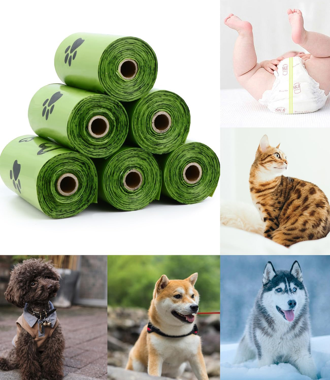 Ultimate Dog Poop Bags - 280 Extra Thick Leakproof Waste Bags with Convenient Dispenser for Easy Cleanup (Scented)